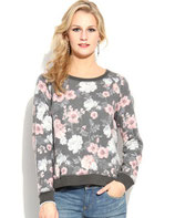 Sweat shirt flowers