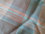 karierter Baumwollstoff / plaid cotton fabric