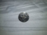 Plastikknopf in Metalloptik / plastic button in metal optics