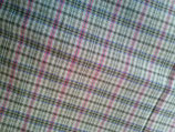 karierter Baumwollstoff / plaid cotton fabric
