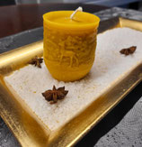 Bienenwachskerze Waldstimmung