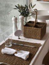 Leinentischset von fiorirà un giardino