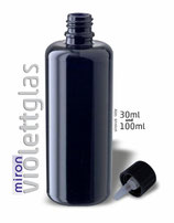 MIRON-Violettglasflasche mit Tropfverschluß