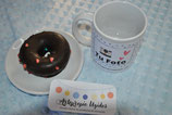 Taza blanca frase y nombre