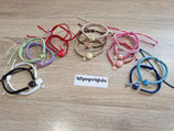 pulsera macramé con cerámica