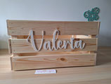 Caja madera con nombre