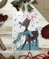 Tarjeta XL "Feliz Navidad" Estrella