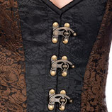 Steampunk Corset Brocade (Braun)