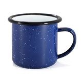 Emaille Tasse - blau 150 ml Espresso