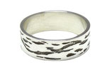 Texel Collection, Silver Etched Ring