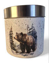 Dose mit Bär