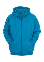 Urban Classics Zip Hoody türkis