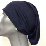 XXL Jersey Beanie 40cm navy-blau