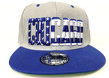Snapback Cap Chicago grau-blau