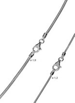 Schlangenkette aus 925 Sterling - Silber poliert
