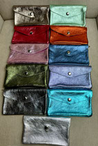 Portemonnaie Metallic Leder
