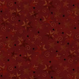 2152-88 Itty Bitty Estrellas rojo