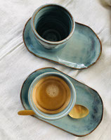 Cappuccino tasje met onderbordje Smoky Jeans