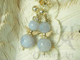 Ohrringe Chalcedon