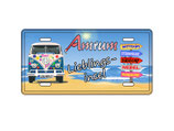 Magnet "Amrum" Hippie Bus