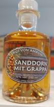 Sanddorn Grappa in der Apotheker Flasche 35%