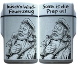 Sturmfeuerzeug büsch'n Wind