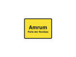 Magnet "Amrum" Perle der Nordsee Ortsschild