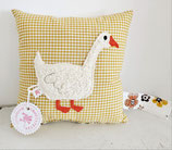 Wunderschön individuell personalisiertes handmade Kuschelkissen 25x25 cm mit Motiv & Namen