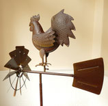 Windrad Hahn Rost
