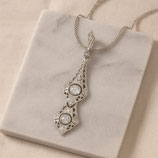 Antique fine Art Deco diamond brooch