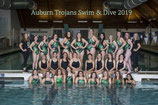 4 x 6 Girls Swim Team Photo