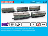 262 Fleischmann Spur N Set Abteilwagen 5tlg DRG Ep.II