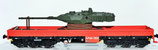 NPE NV22135  Samms-u454 DB AG beladen mit Turm von Panzer Leopard 2A7