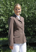 262.0263.42-24 Turnier-Reitjacke HH Deluxe Stretch braun