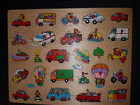 Steckpuzzle aus Holz
