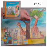 Karton Buch Zoo