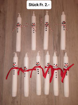 Stabkerze Schneemann