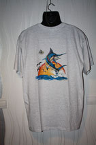 tee-shirt blanc taille L MARLIN