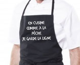 Tablier de cuisine je garde la ligne