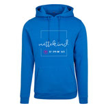 Herren Hoodie - PREMIUM cobalt blue - white