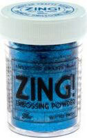 American Crafts Zing! Embossing Powder: Blue Glitter