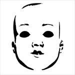 Andy Skinner Limited Edition Stencil: Doll Face