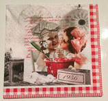 Serviette 33x33 / #000233