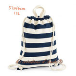 Sac à dos rayé marine