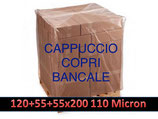 SACCO/CAPPUCCIO COPRI PALLETS LDPE MISURA 120+55+55x200 cm 110 MICRON ALTO SPESSORE (1 TELO=1 KG CIRCA)
