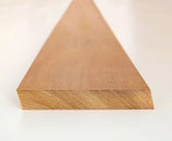 Garapa, Premium, Rhombusleisten, 21x135x2430 mm, 15° Schräge, allseitig glatt gehobelt -