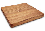 Schneidebrett, Teak (Tectona grandis), durchgehend, 40x40x4 cm -