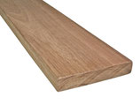 Guyana Teak (Basralocus), Terrassendielen, 25x140x4850 mm KD, glatt/glatt -