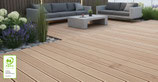 Kanadische Douglasie, Terrassendielen, 27x143x4000 mm, KD, fein/fein, 3 Stück pro Packung