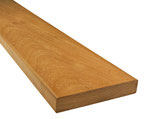 Garapa, Terrassendielen, 25x90x4270 mm, KD, glatt/glatt -
